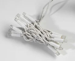Sale DecoWoerner LED Lichtervorhang Für Außen, 400 LED, 200 Cm weiß