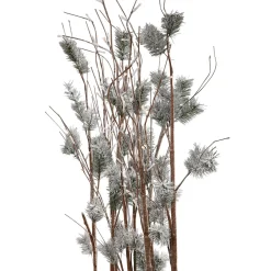 DecoWoerner LED Lichterzweige Kiefer, 130 Cm braun