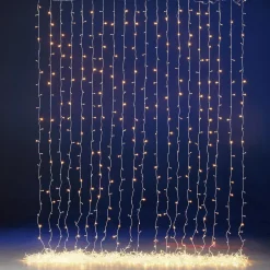 Discount DecoWoerner LED Lichtvorhang Für Außen, 500 Cm weiß