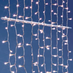 Discount DecoWoerner LED Lichtvorhang Für Außen, 500 Cm weiß