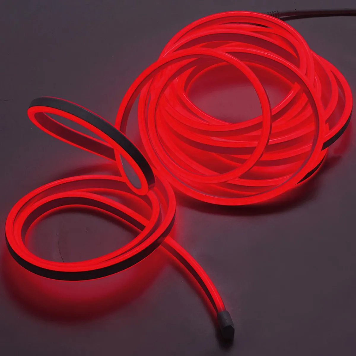 DecoWoerner LED Neon-Lichtschlauch 6 M rot