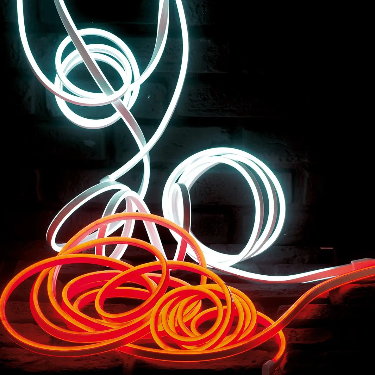 DecoWoerner LED Neon-Lichtschlauch 6 M rot