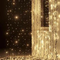 Best DecoWoerner LED Profi Lichtvorhang System IP67, 500 Cm Ohne Zuleitung, Schwarz