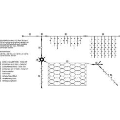 Outlet DecoWoerner LED Profi Lichtvorhang System IP20, 300 Cm Ohne Zuleitung
