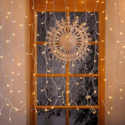 Sale DecoWoerner LED Profi Lichtvorhang System IP20, 300 Cm Ohne Zuleitung weiß