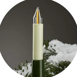 Hot DecoWoerner LED Weihnachtsbaumkerzen Mit Filamentfaden 22 M grün