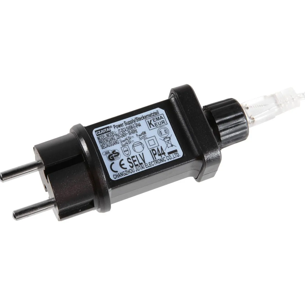 Best DecoWoerner LED-Draht-Leuchtkugel Blinkend 60 Cm Ø silber