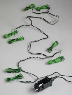 Discount DecoWoerner LED-Draht-Lichterkette Für Weihnachtsbäume, 4 Stränge à 4 M grün