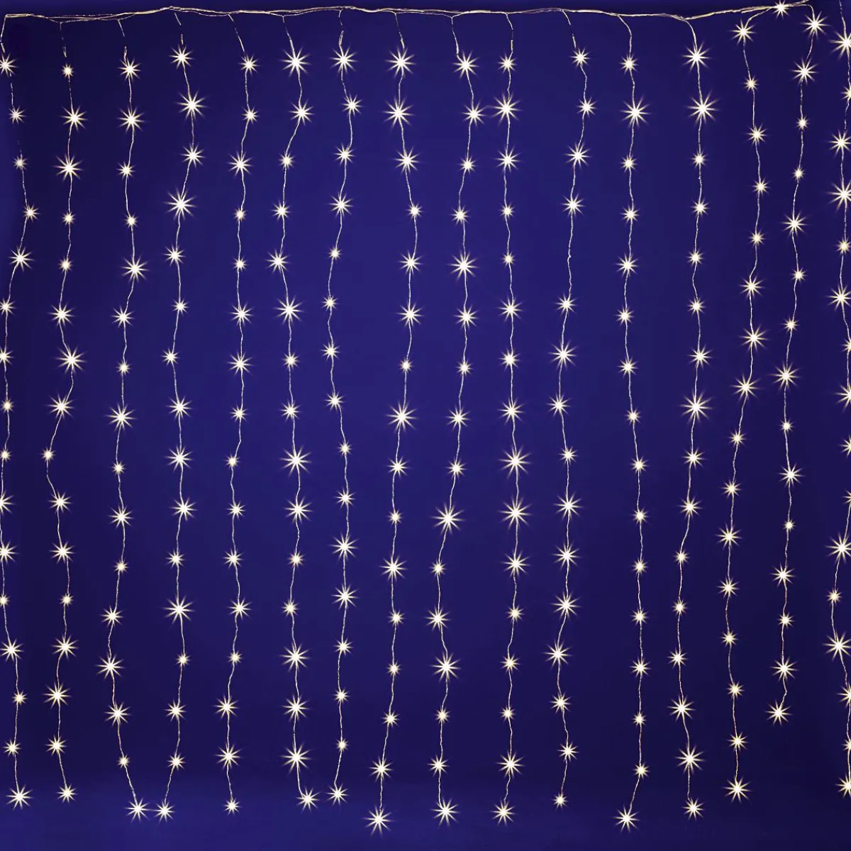 Discount DecoWoerner LED-Draht-Lichtvorhang Für Außen, 300 Cm silber
