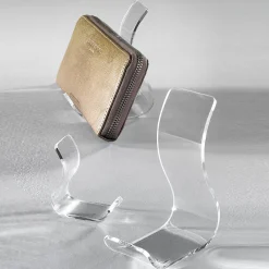 Best DecoWoerner Lederwaren-Präsenter 12 Cm Hoch transparent