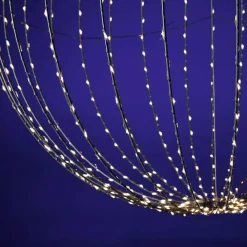 Outlet DecoWoerner LED-Leuchtkugel Für Außen, 80 Cm Ø silber
