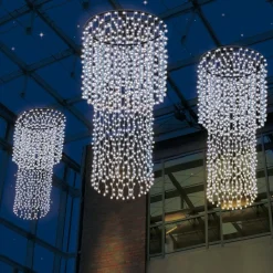 New DecoWoerner LED-Lichterketten-Hänger, 300 Cm weiß