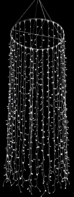 Hot DecoWoerner LED-Lichterketten-Hänger, 500 Cm weiß