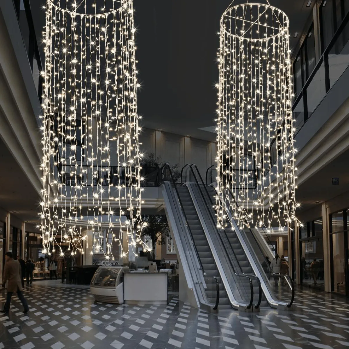 Hot DecoWoerner LED-Lichterketten-Hänger Für Innen, 500 Cm transparent