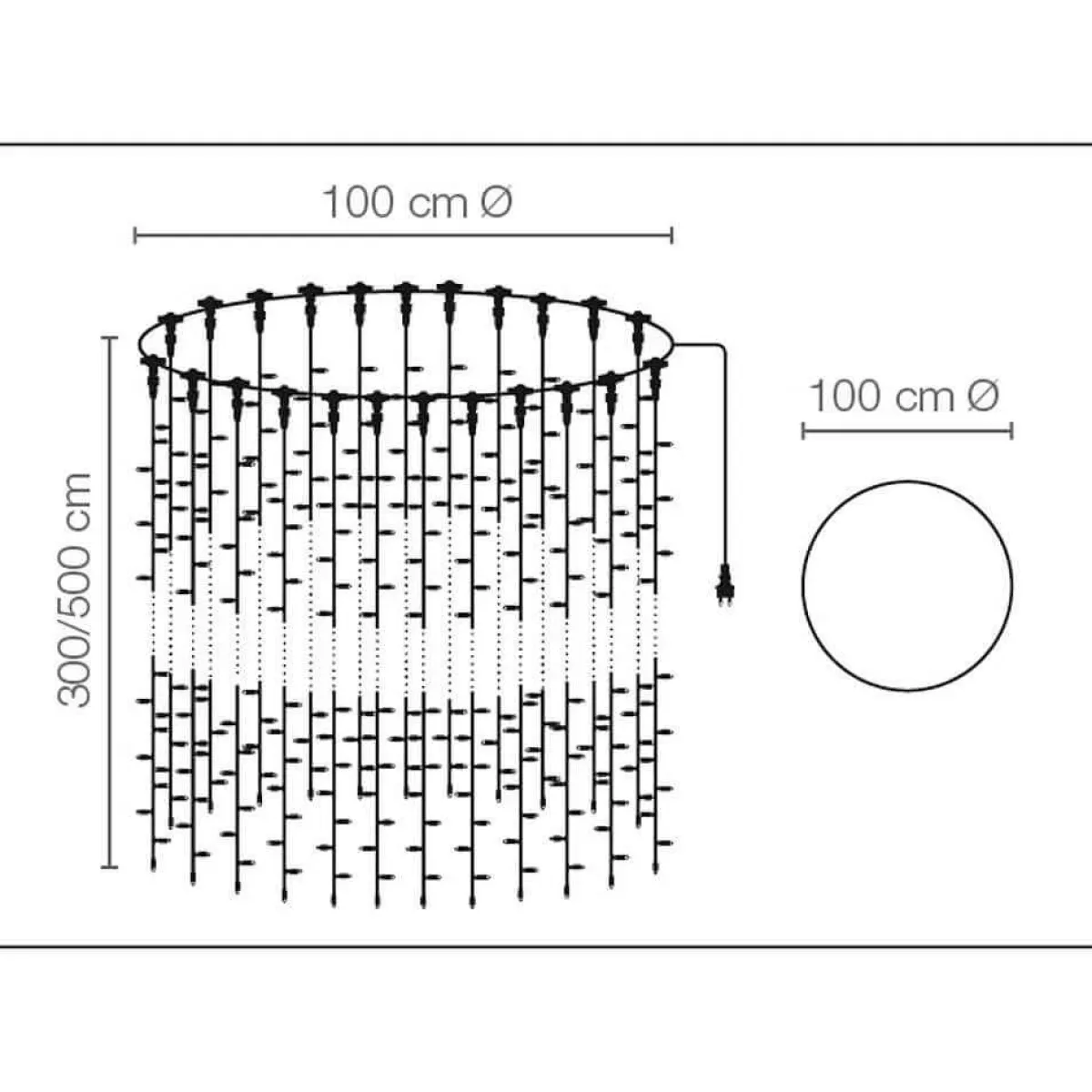Online DecoWoerner LED-Lichterketten-Hänger Für Innen, 300 Cm transparent