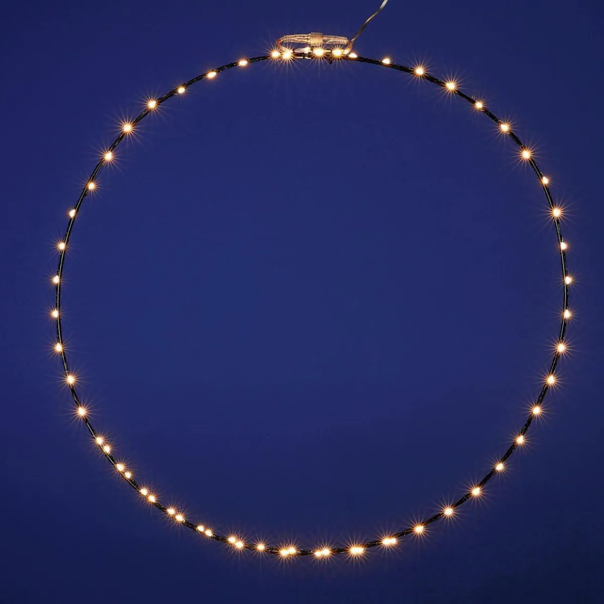 Best DecoWoerner LED-Lichtring Für Außen, 50 Cm Ø schwarz