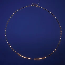 Best DecoWoerner LED-Lichtring Für Außen, 75 Cm Ø schwarz