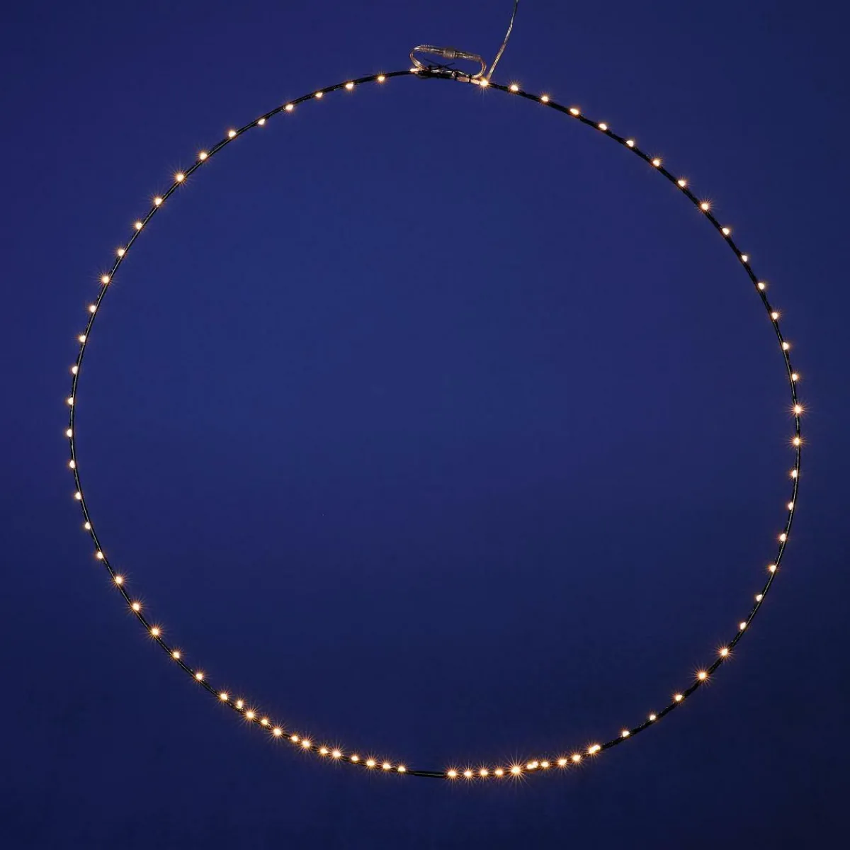Best DecoWoerner LED-Lichtring Für Außen, 75 Cm Ø schwarz