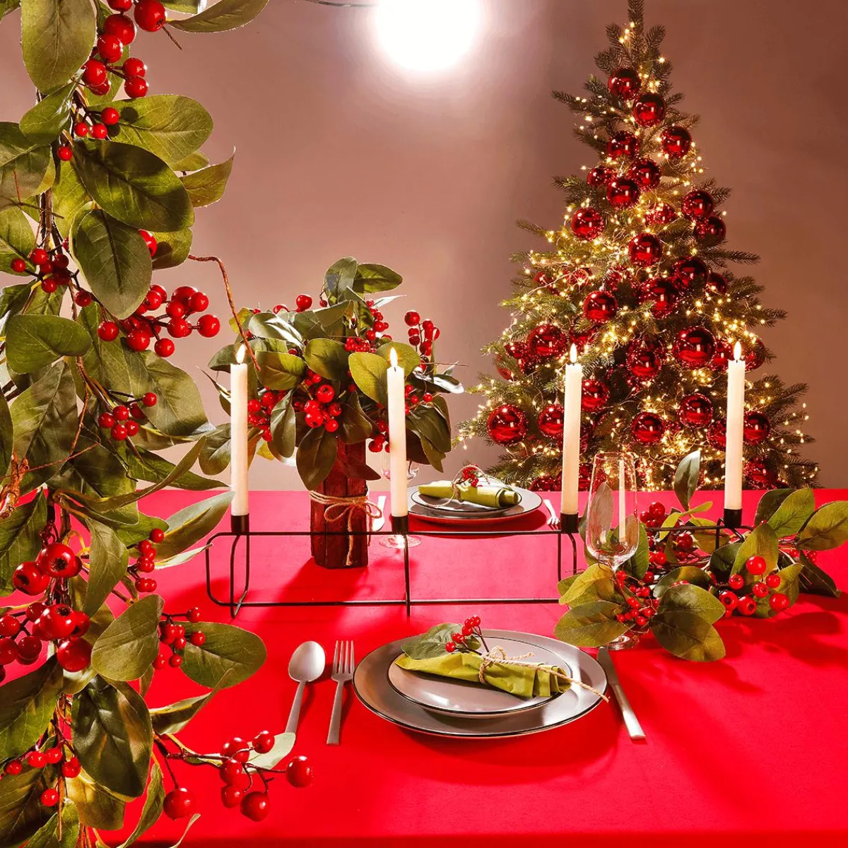 Discount DecoWoerner LED-Wachs Tafel-Kerzen 24,5 Cm, 2er Set weiß