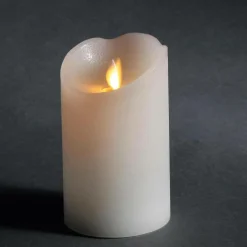 Online DecoWoerner LED-Wachskerze 7,5 X 12,5 Cm weiß