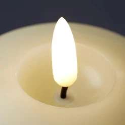 Outlet DecoWoerner LED-Wachskerze 7,5 X 11,5 Cm weiß