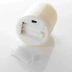 New DecoWoerner LED-Wachskerze 7,5 X 14,5 Cm weiß