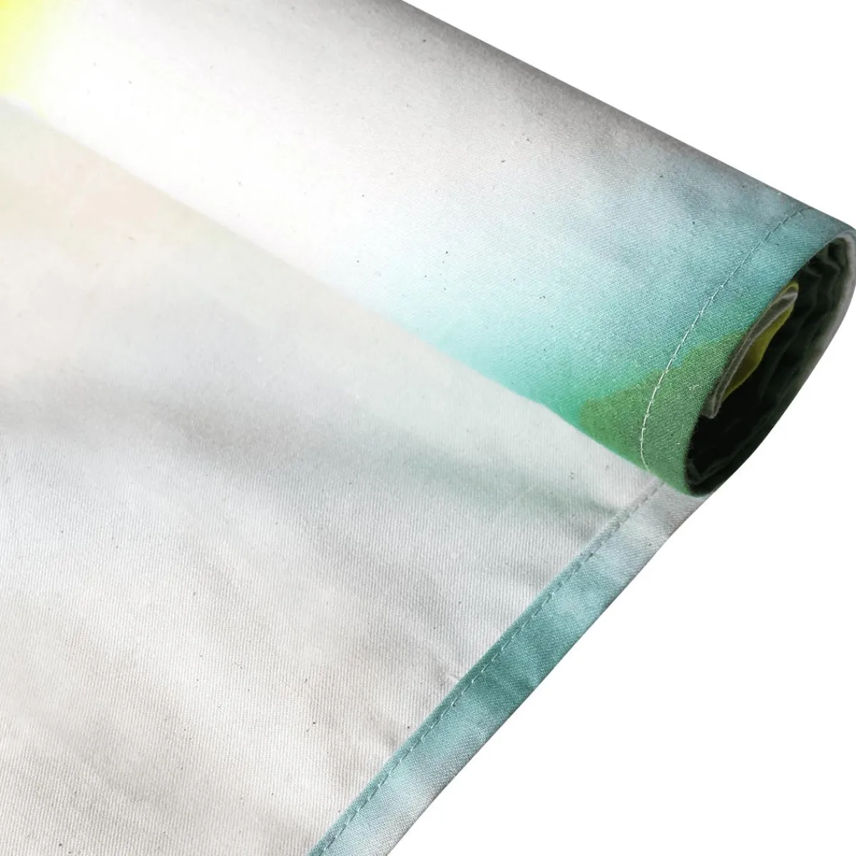 Clearance DecoWoerner Lichtechter Naturfaser-Stoffbanner "Tulpenstrauß" Aus Baumwolle 100 X 200 Cm mehrfarbig