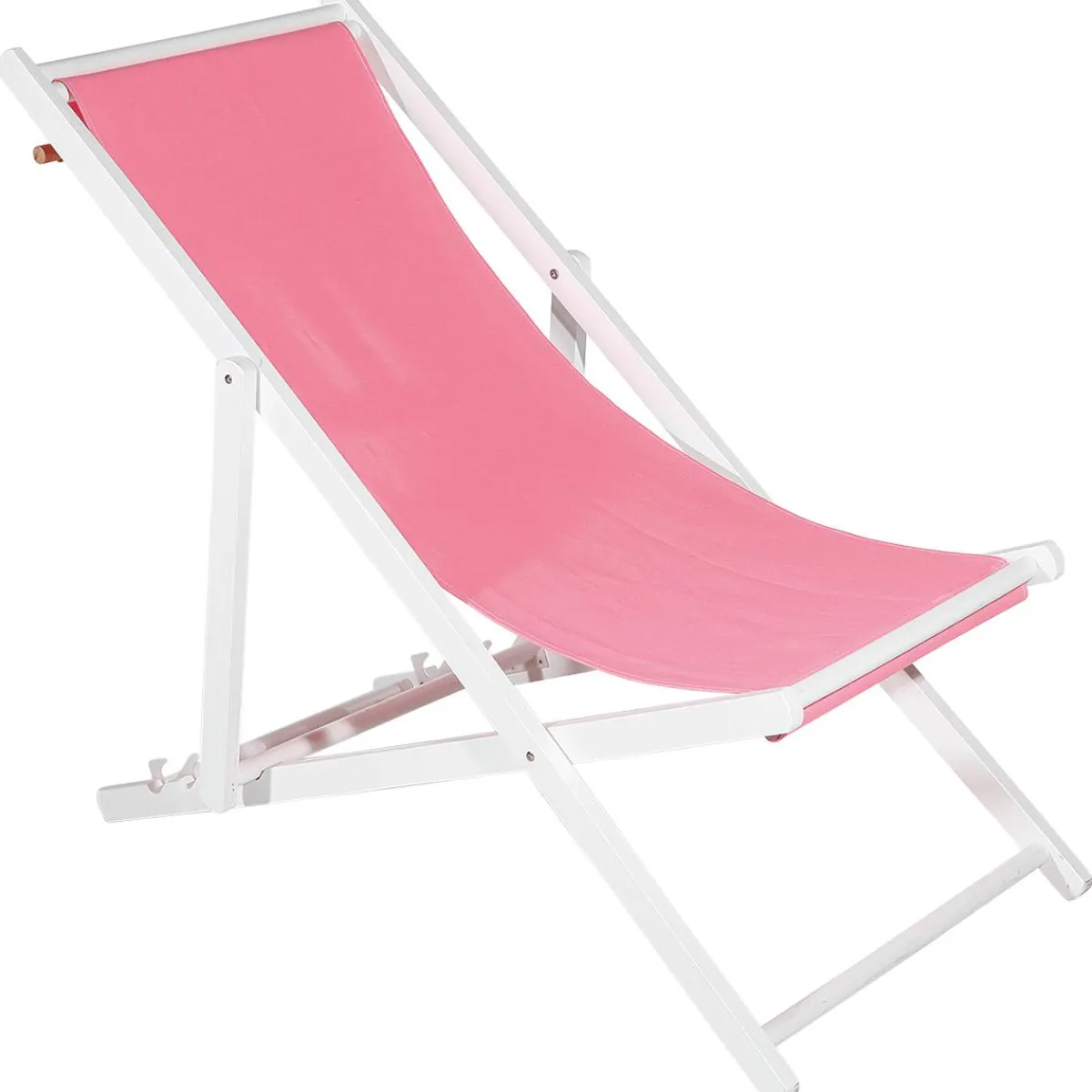 Online DecoWoerner Liegestuhl , 110 Cm Lang rosa