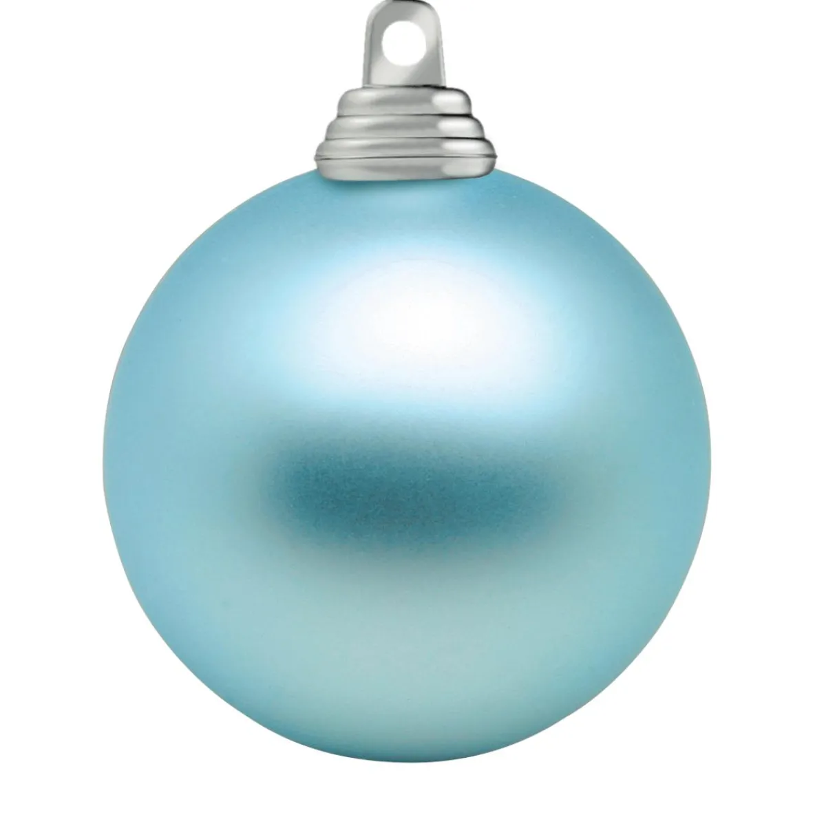 Hot DecoWoerner Matte, Helle Weihnachtskugeln Aus Plastik, 6 Cm Ø – 24 Stück blau