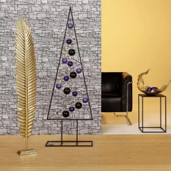Outlet DecoWoerner Metall-Baum 120 Cm Hoch schwarz