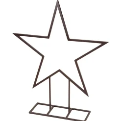 DecoWoerner Metall-Stern 80 Cm Hoch schwarz