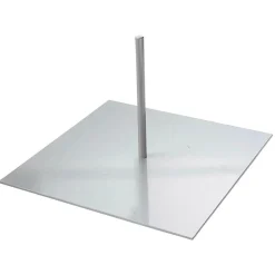 DecoWoerner Metallständer 25 Cm Hoch silber