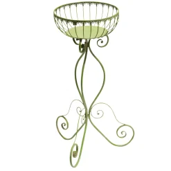 Discount DecoWoerner Metallständer "Vintage" 71 Cm Hoch grün