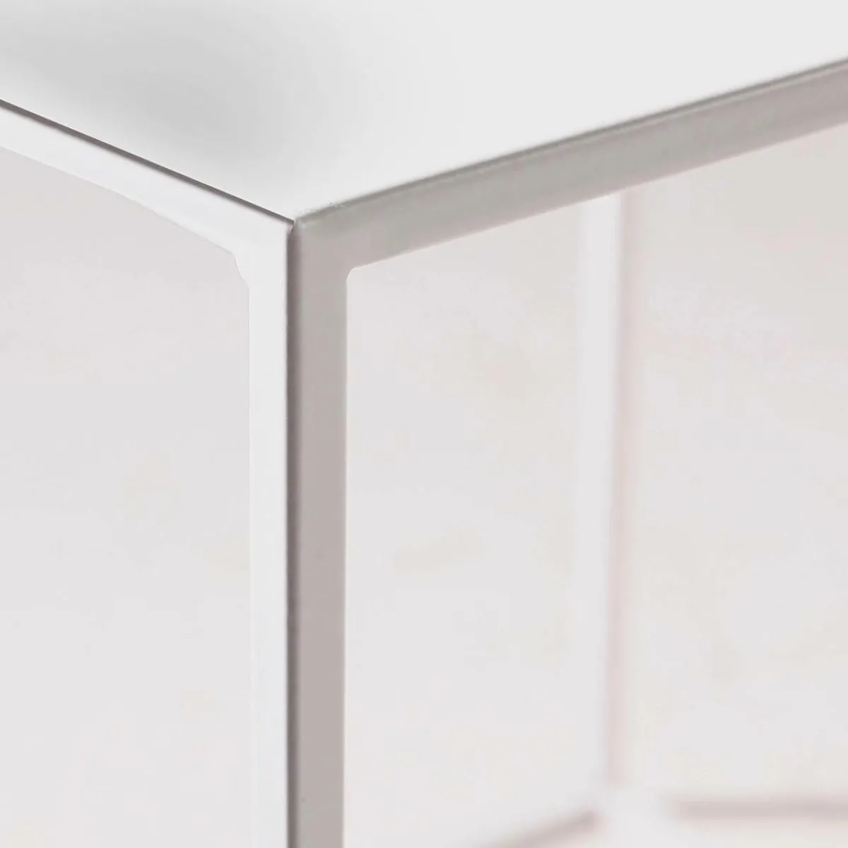 Discount DecoWoerner Metall-Tisch 45 X 45 Cm, weiß