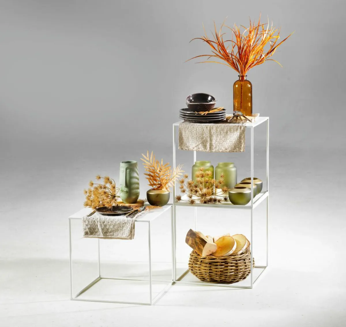 Discount DecoWoerner Metall-Tisch 45 X 45 Cm, weiß