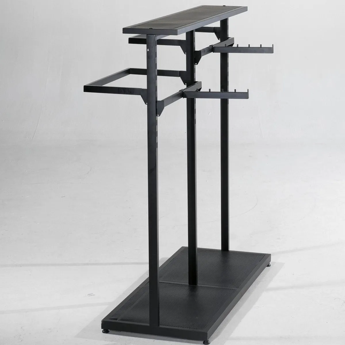 DecoWoerner Mittelraum-Kleiderständer NOVUS, 140 Cm schwarz