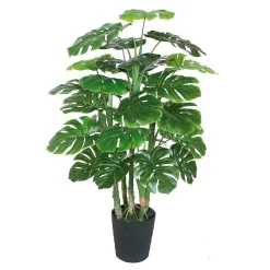 Hot DecoWoerner Monstera Kunstpflanze 120 Cm grün