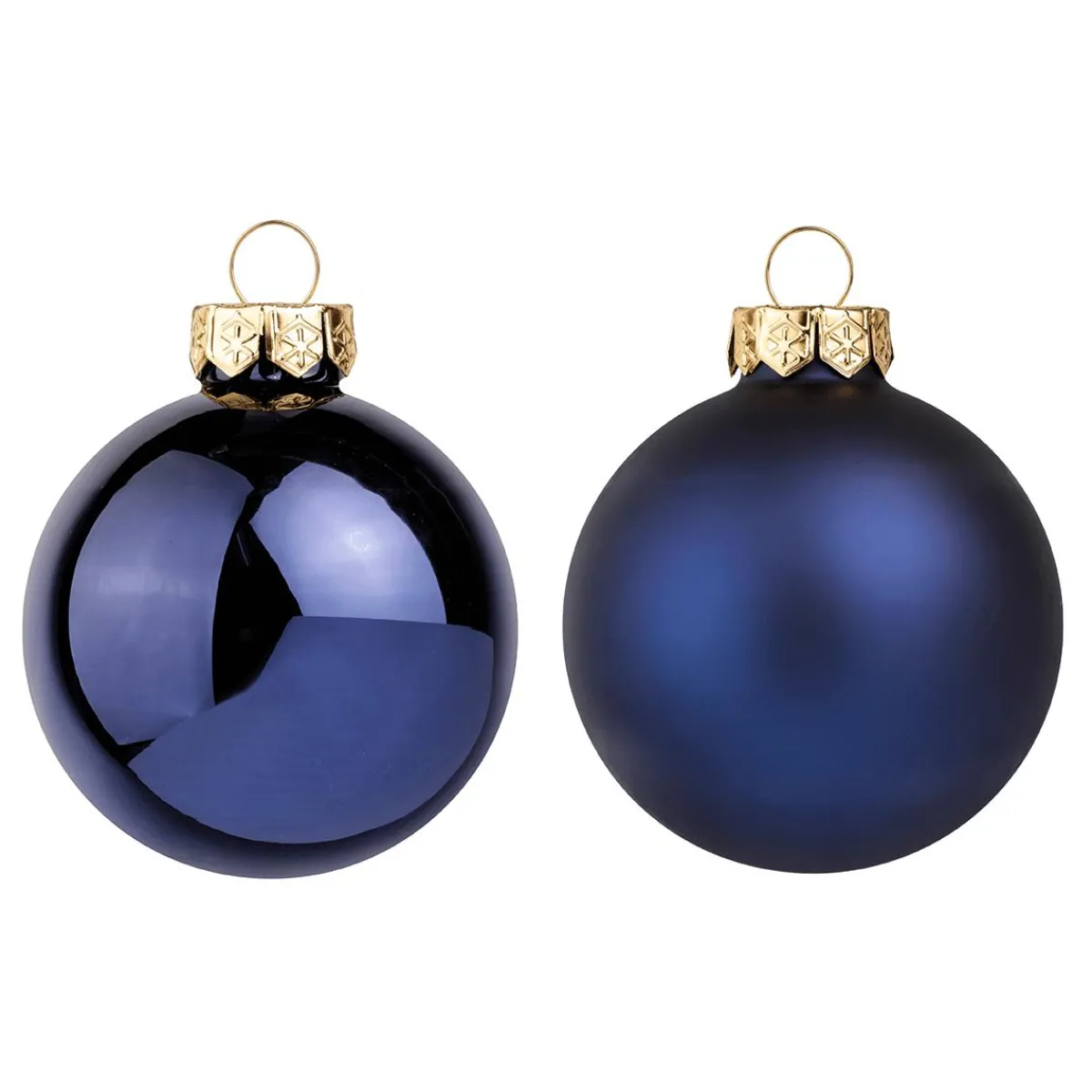 New DecoWoerner Nachte Weihnachtskugeln Aus Glas 8 Cm Ø – 12 Stück blau