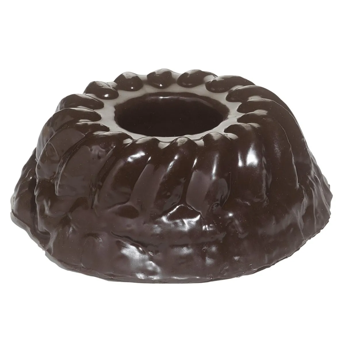 Discount DecoWoerner Napfkuchen Schokolade Lebensmittel-Attrappe braun