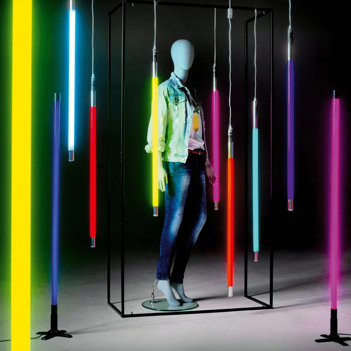 Clearance DecoWoerner Neonröhre 105 Cm, Lila violett
