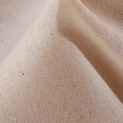 Discount DecoWoerner Nessel Baumwoll Stoff 160 Cm Breit Beige