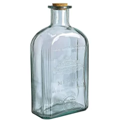Online DecoWoerner Nostalgische XXL Deko-Glasflasche 4,6 L, 39 Cm blau