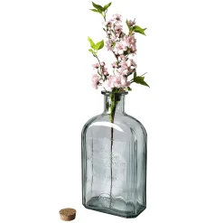 Online DecoWoerner Nostalgische XXL Deko-Glasflasche 4,6 L, 39 Cm blau