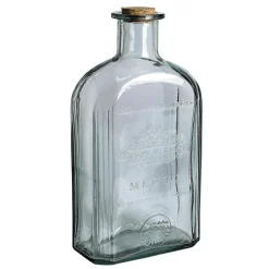 Online DecoWoerner Nostalgische XXL Deko-Glasflasche 4,6 L, 39 Cm blau