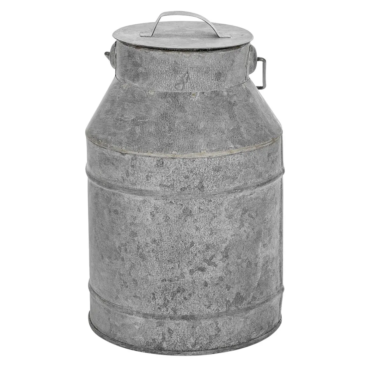 Discount DecoWoerner Nostalgische Zink-Milchkanne 9 X 22 Cm silber