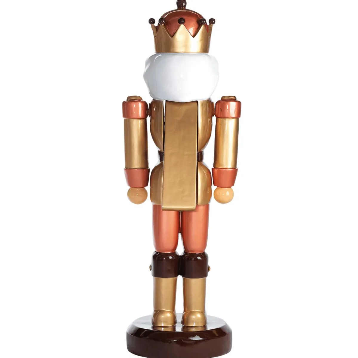 Outlet DecoWoerner Nussknacker König -braun 185 Cm gold