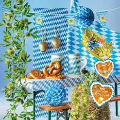 DecoWoerner Oktoberfest-Deko Brezel Attrappe braun