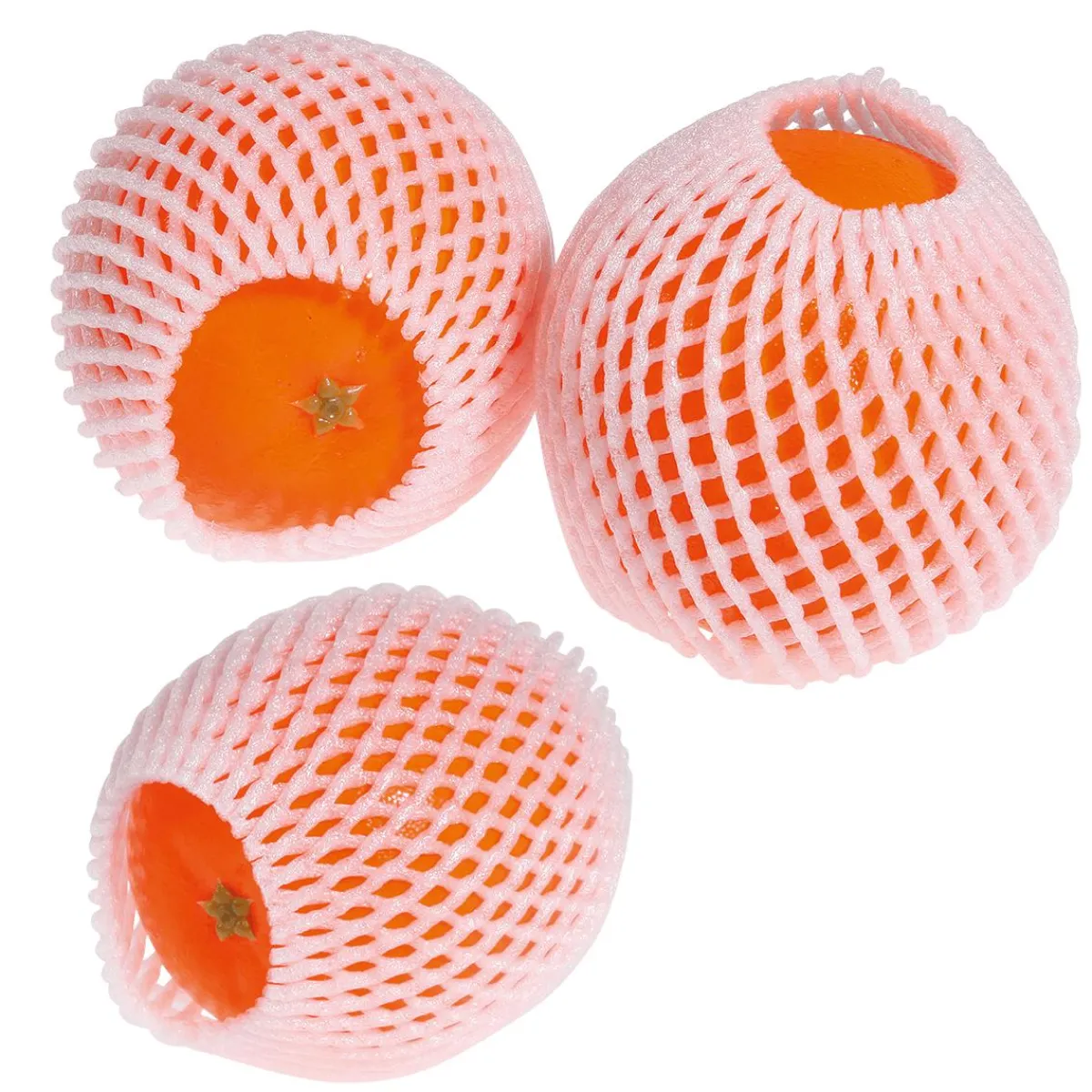 Clearance DecoWoerner n Im Netz Lebensmittel-Attrappe, Pack à 3 Stück orange