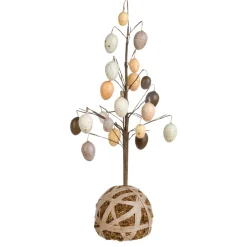 New DecoWoerner Ostereier-Dekobaum , 13 X 40 Cm Hoch braun