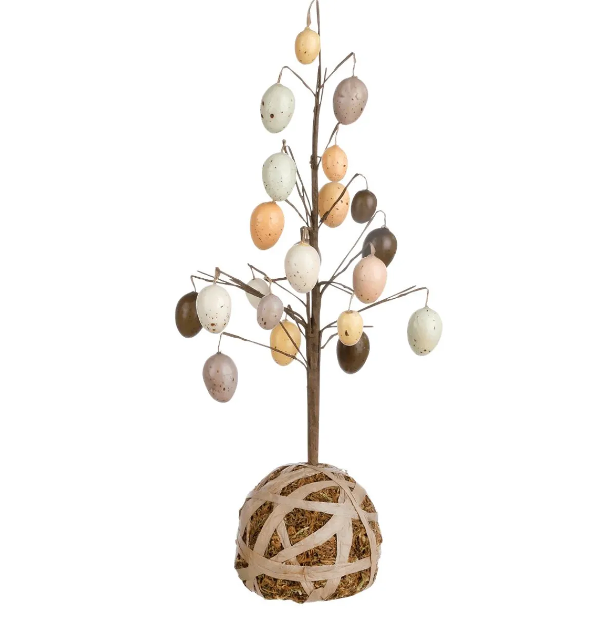 New DecoWoerner Ostereier-Dekobaum , 13 X 40 Cm Hoch braun